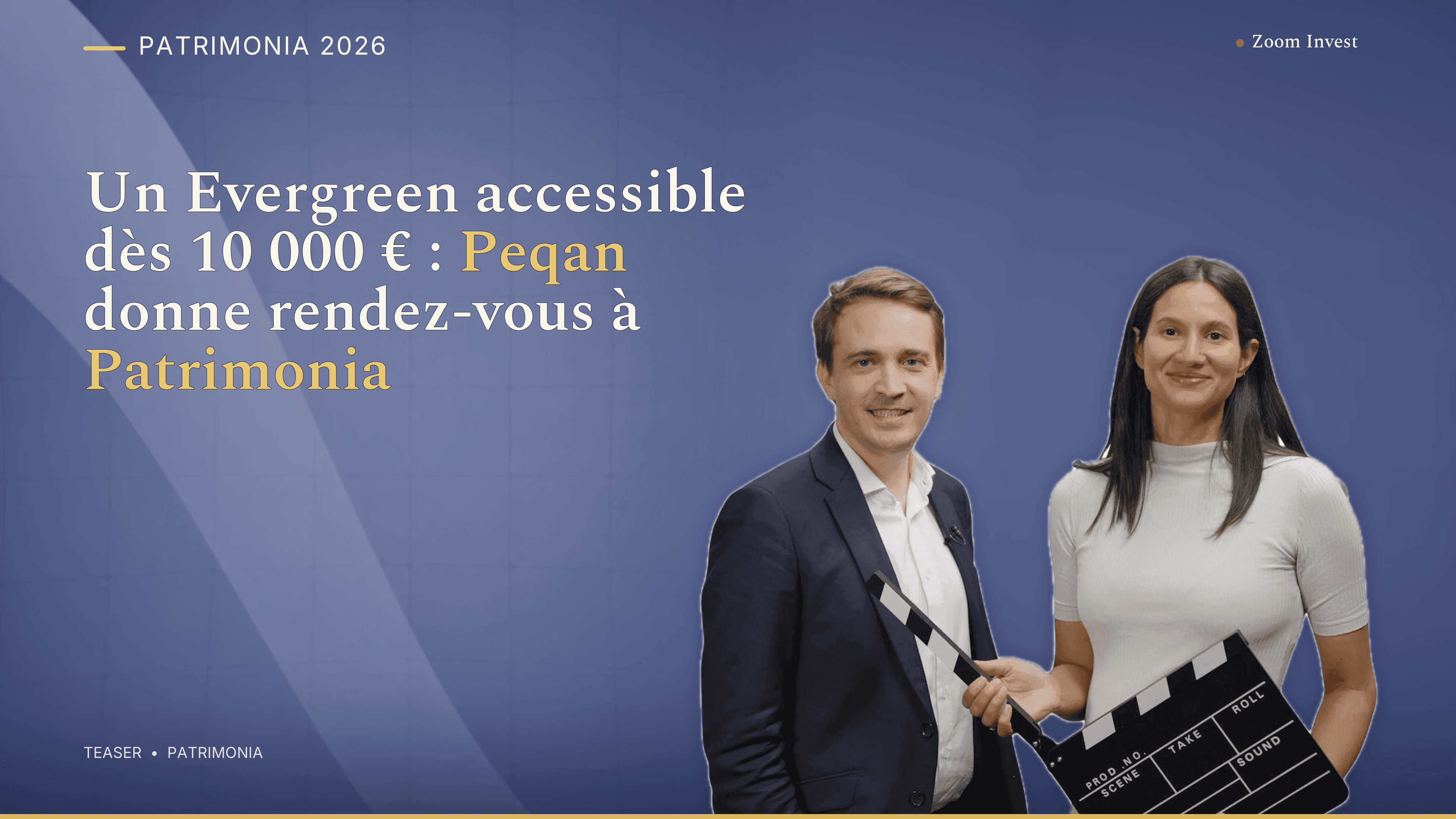 Un Evergreen accessible dès 10 000 € : Peqan donne rendez-vous à Patrimonia