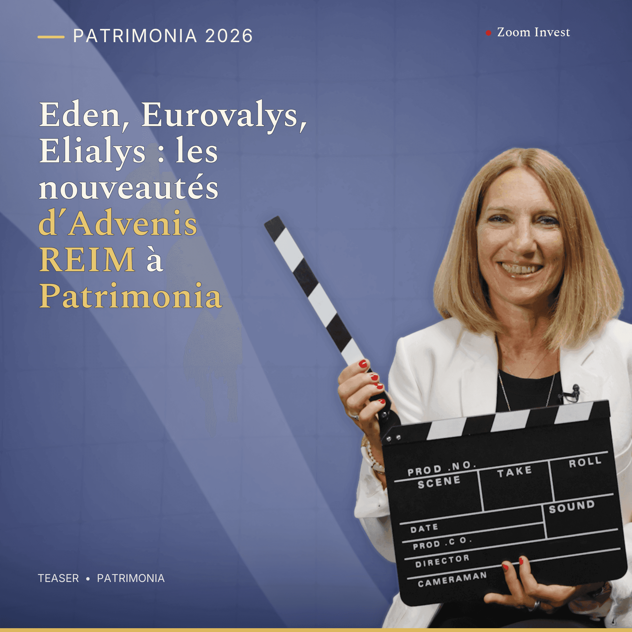 Eden, Eurovalys, Elialys : les nouveautés d’Advenis REIM à Patrimonia