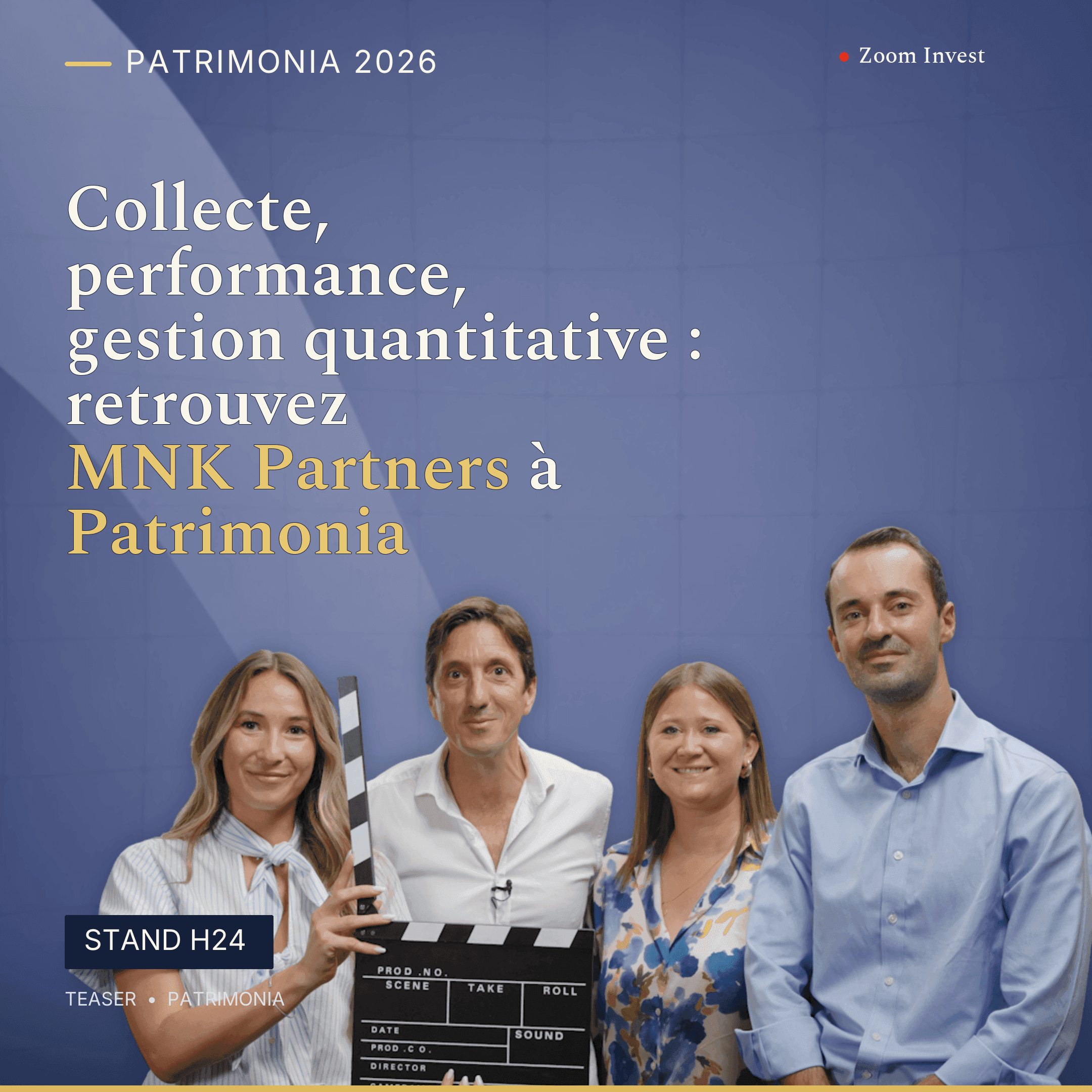 Collecte, performance, gestion quantitative : retrouvez MNK Partners à Patrimonia
