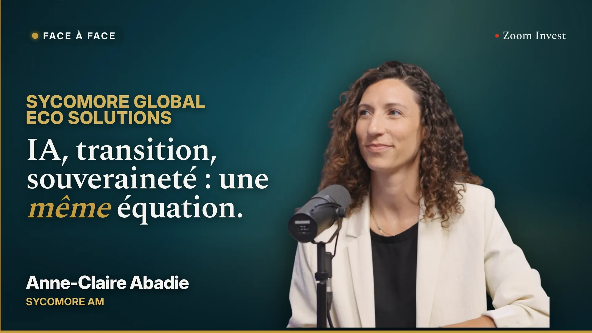 Sycomore Global Eco Solutions : la convergence entre IA, souveraineté et transition énergétique
